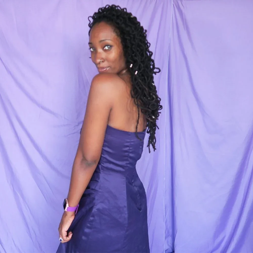 Urban Girl Nites strapless prom/evening dress 7/8 - Picture 7 of 10